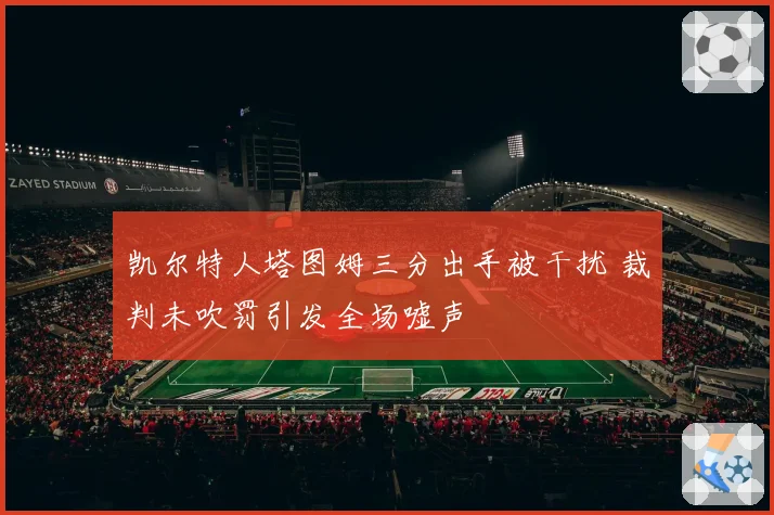 凯尔特人塔图姆三分出手被干扰 裁判未吹罚引发全场嘘声